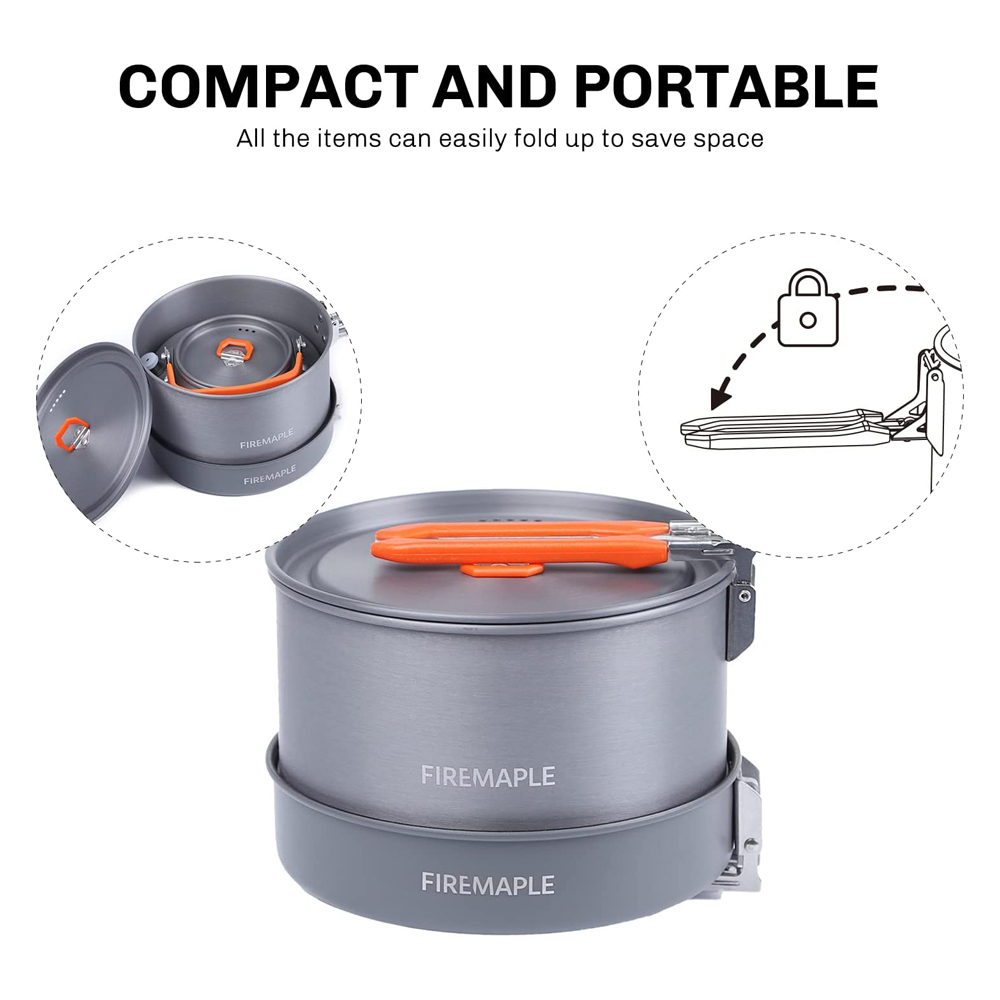 النار القيقب التخييم تجهيزات ا - مراجعة Outdoor Camping Kitchen Set وسعره