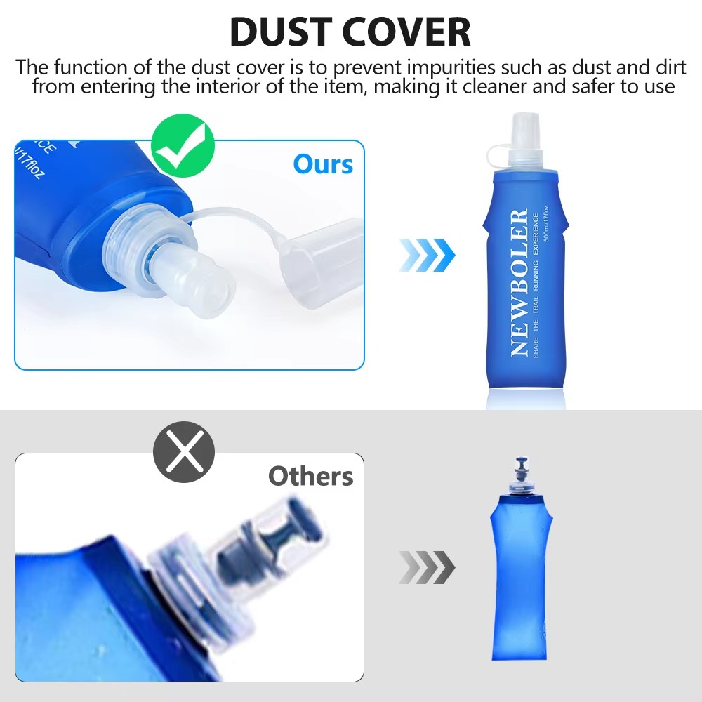 NEWBOLER 250 مللي/500 مللي في  - مراجعة Collapsible Water Bottle وسعره