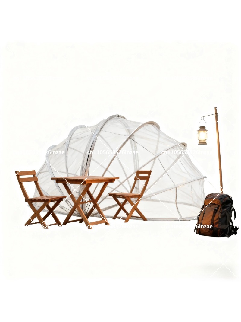 خيمة قبة شفافة متينة تتسع لـ 8 - مراجعة Outdoor Camping Winter وسعره